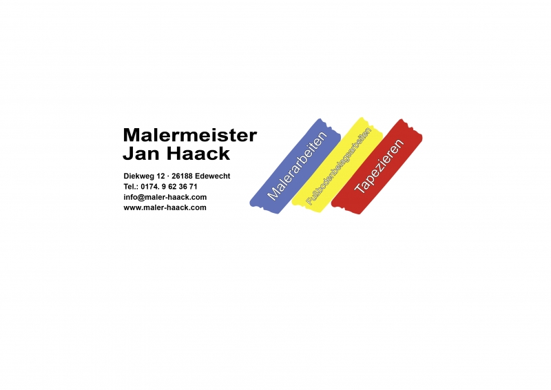 Malermeister Jan Haack aus Edewecht Malermeister Jan Haack aus Edewecht