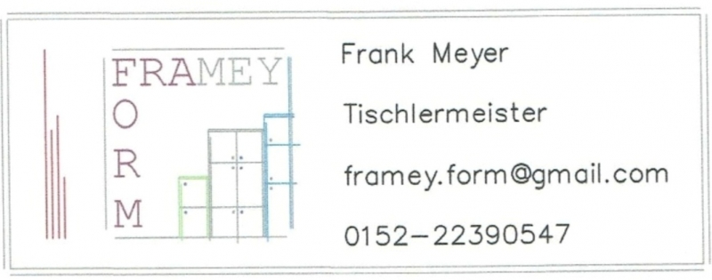 Framey-Form Mobile Tischlerei aus Ovelgönne Framey-Form Mobile Tischlerei aus Ovelgönne